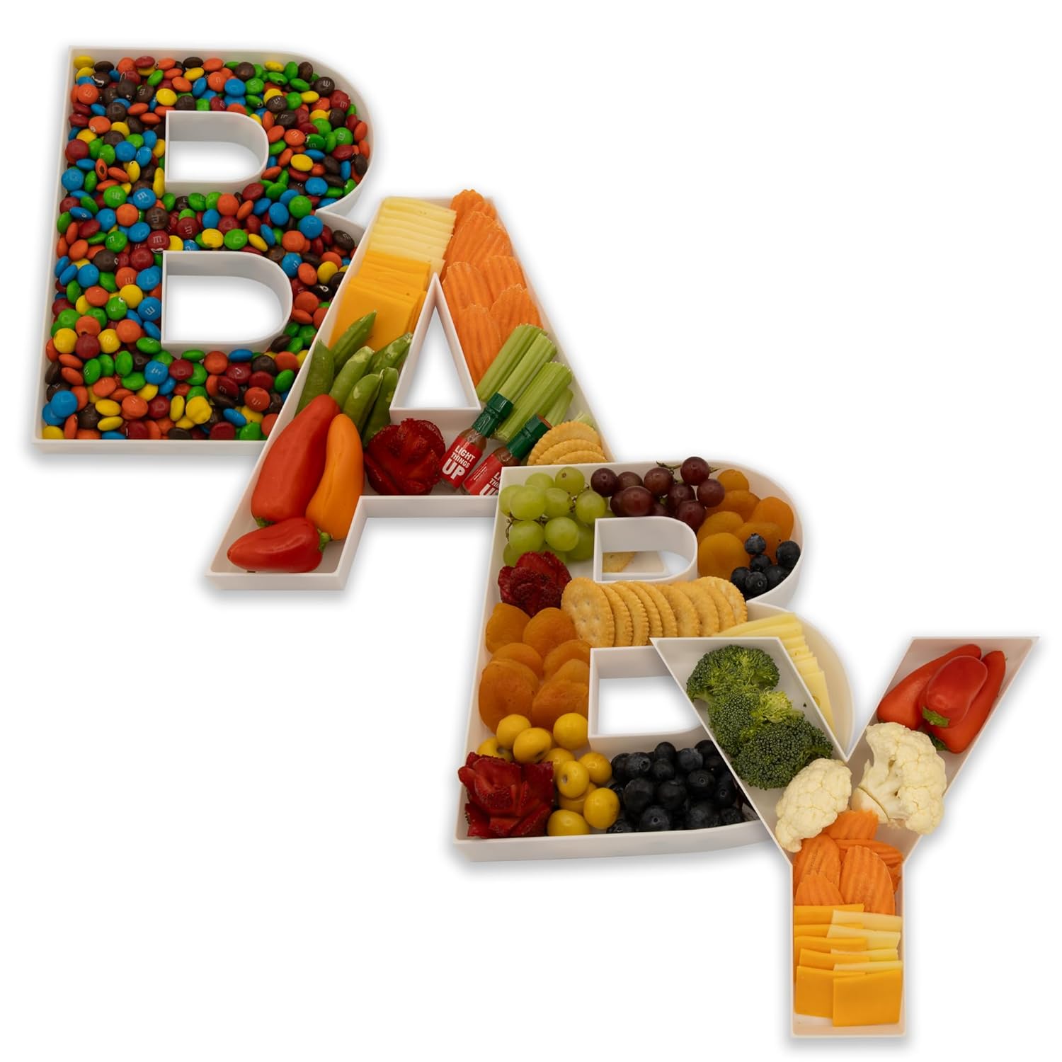 Baby Food Stuff - Food Fillable Letters Shaped Sweets Flower
