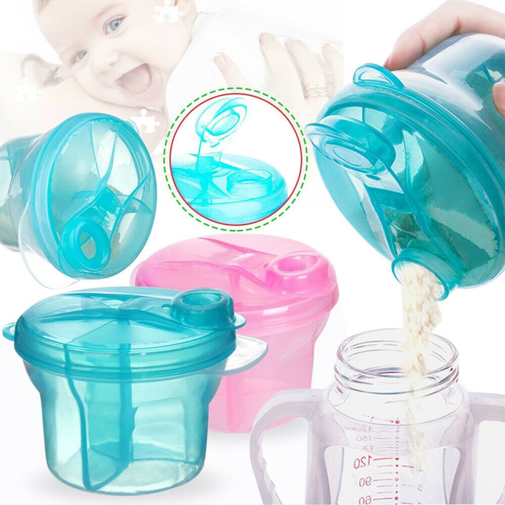Baby Food Dispenser - 3 Doses Formula Container of Baby