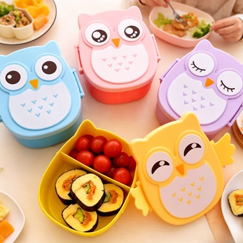 Baby Food Container - Portable Plastic Lunch Box for Children