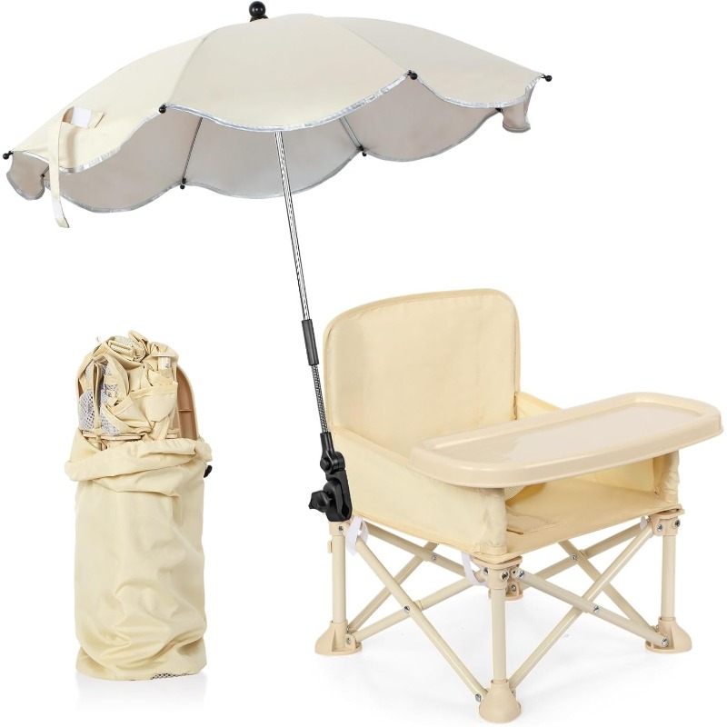 Baby Food Table - Baby Outdoor Beach Chair with Umbrella