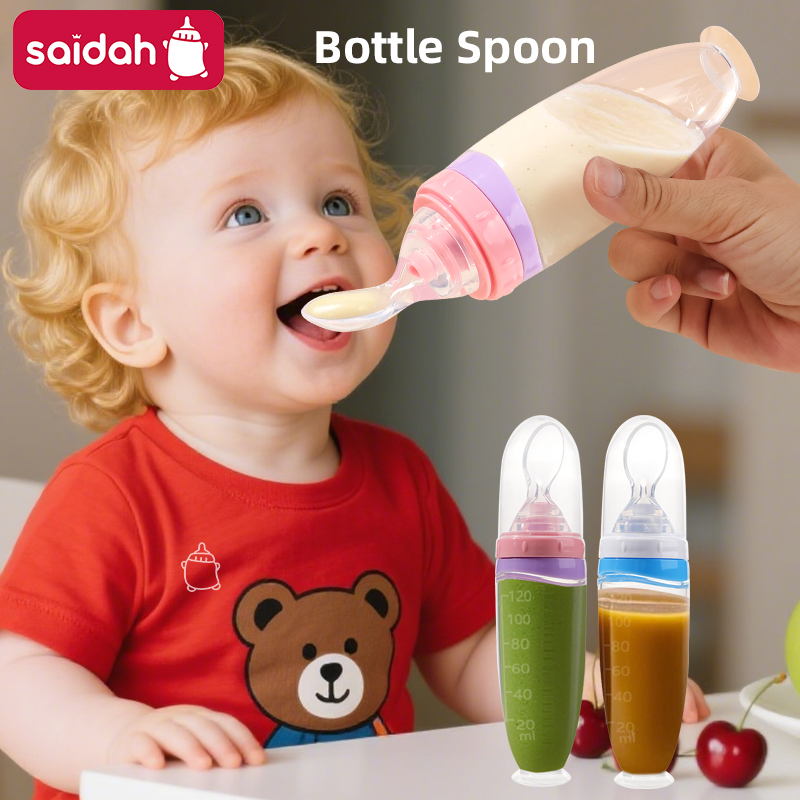 Baby Food Jars With Lids - 120 ml/4oz Infant Baby Liquid Silicone