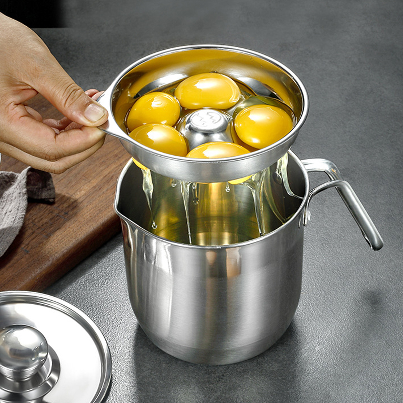 Baby Food Strainer - 304 Stainless Steel Egg White Separator