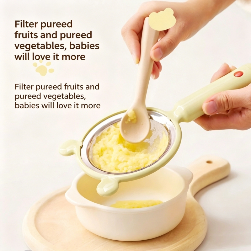 Baby Food Strainer - Soybean Milk Filter Screen 304 Stainless