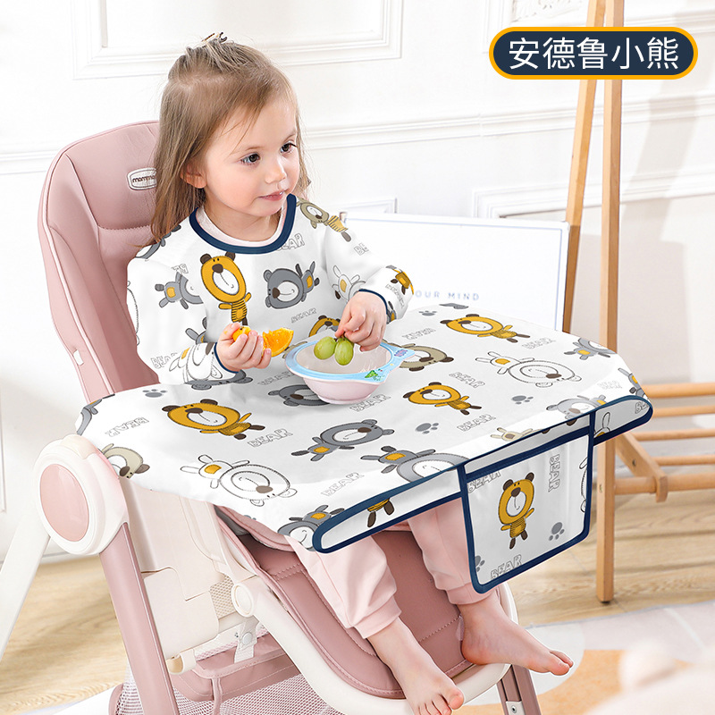 Baby Food Table - Newborns Bib Table Cover Baby Dining
