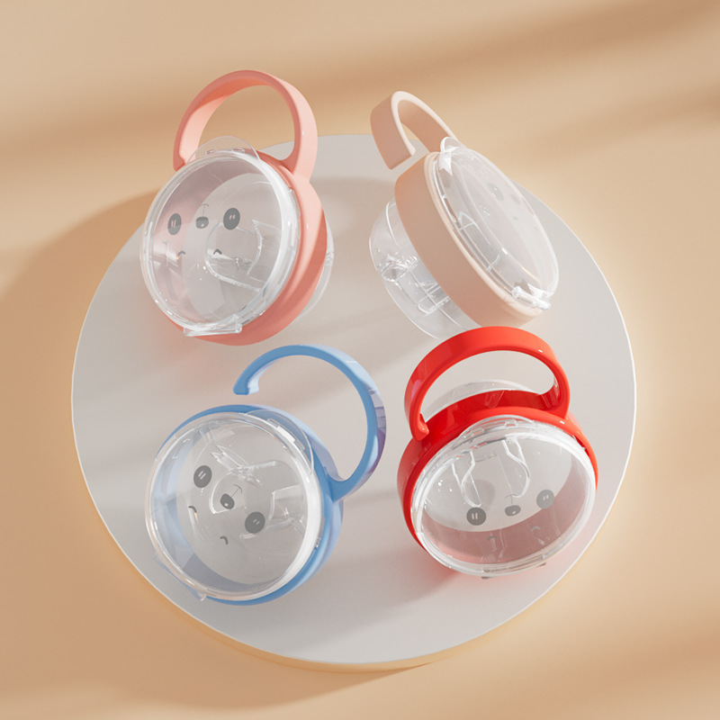 Baby Food Category - New Baby Pacifier Clear Dustproof Case,