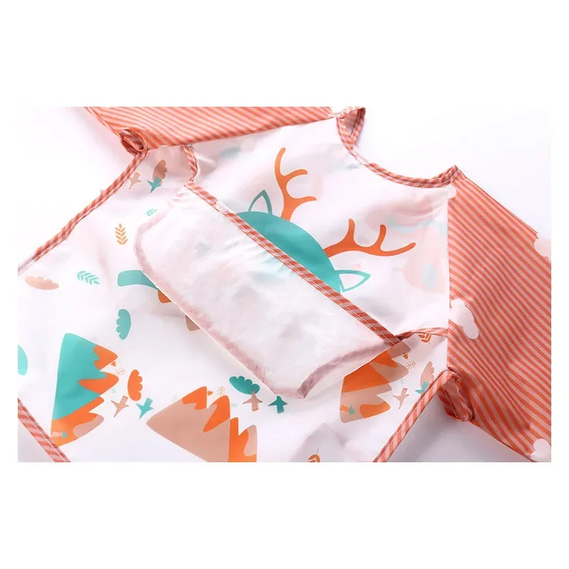 vvocci Waterproof Toddler Art  - Bib Long Sleeve 评论和价格