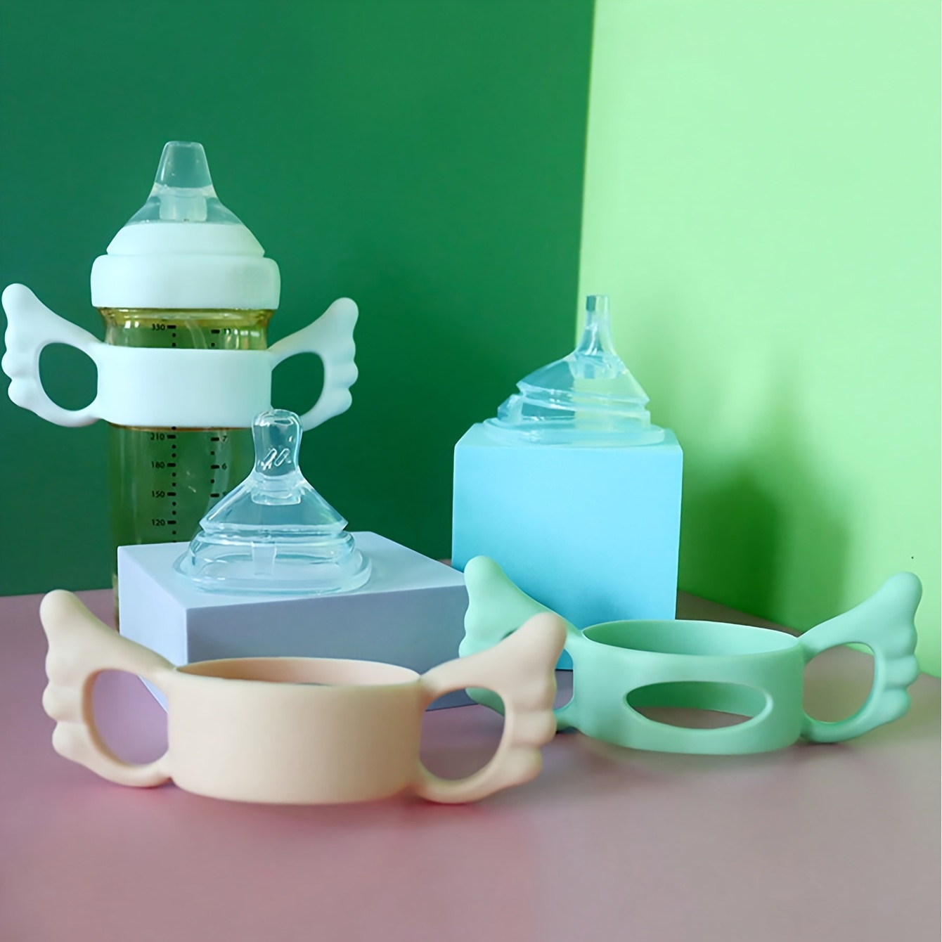 2pcs (Random-Color) Silicone H - Baby Food Stuff 评论和价格