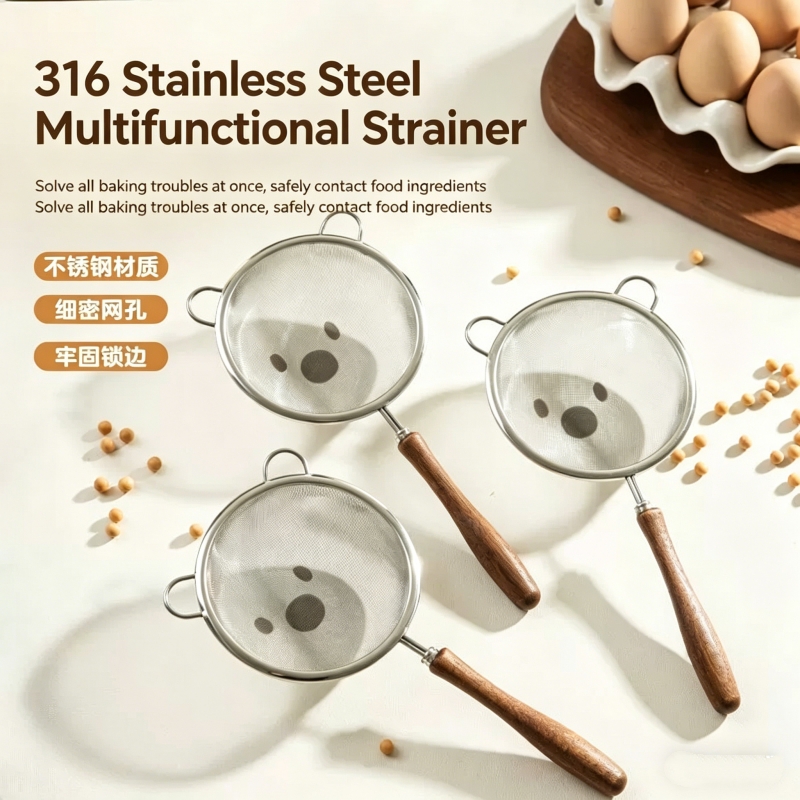 Fine filter strainer, new 304  - Baby Food Strainer 评论和价格