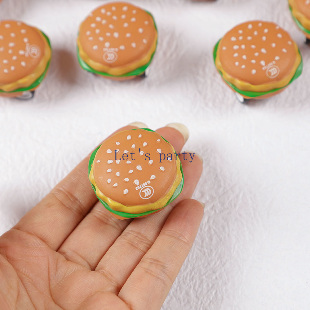 15Pcs Mini Cute 3D Burger Pull - Baby Food Stuff 评论和价格