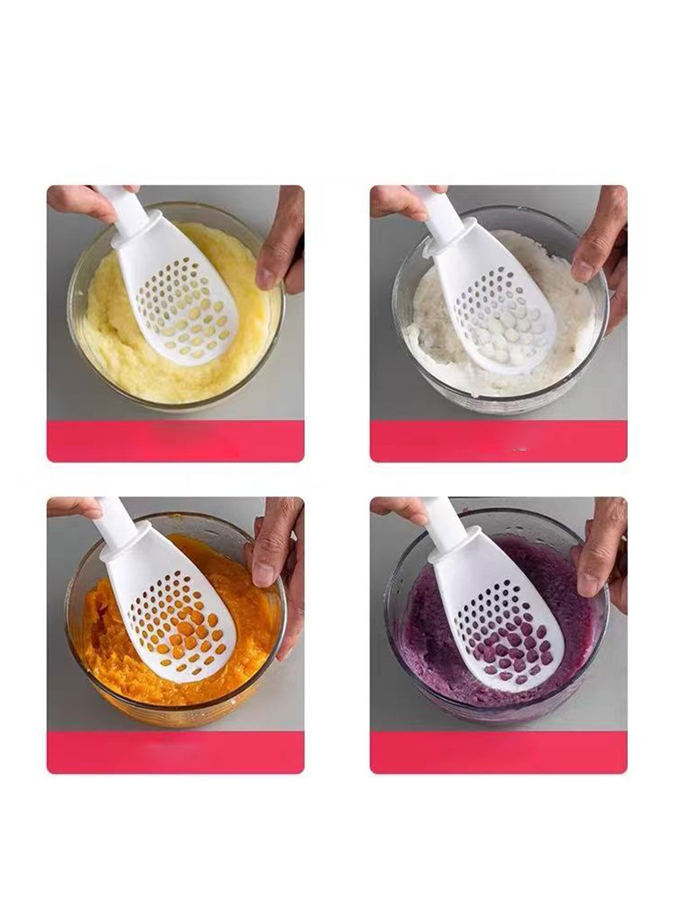 Multifunctional Cooking Spoon, - Baby Food Strainer 评论和价格