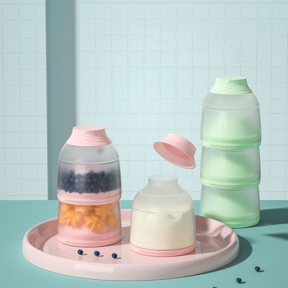 3 Layers Baby Milk Powder Box  - Baby Food Dispenser 评论和价格