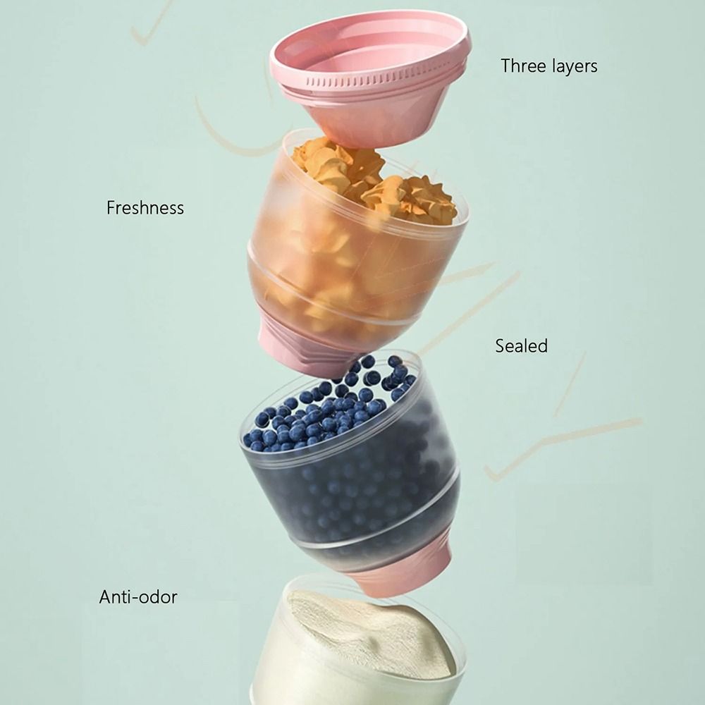 3 Layers Baby Milk Powder Box  - Baby Food Dispenser 评论和价格