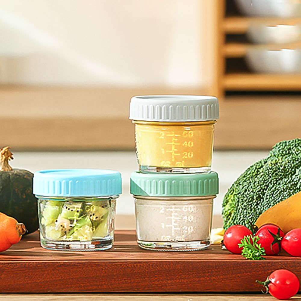 6pcs Mason Jar Glass Baby Food - Baby Food Jars With Lids 评论和价格