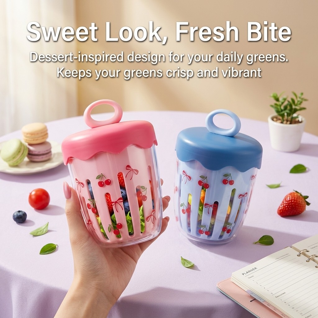 Plastic Salad Cup Fruit Contai - Baby Food Yogurt 评论和价格