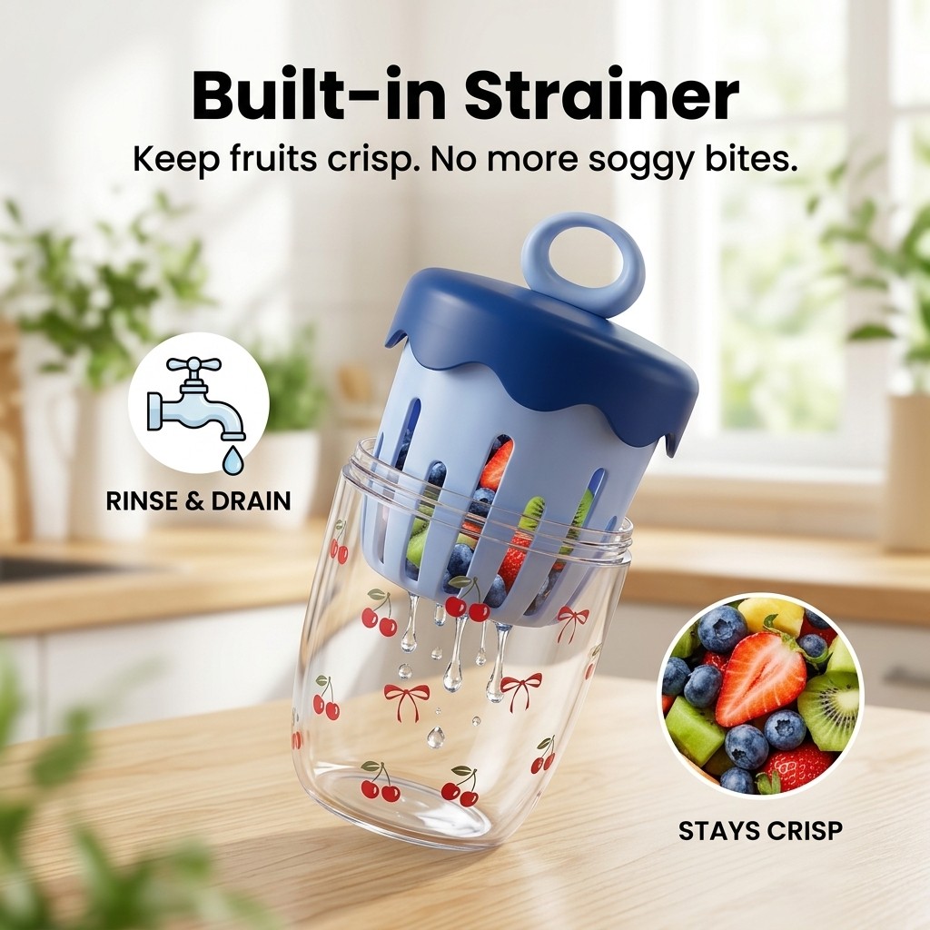 Plastic Salad Cup Fruit Contai - Baby Food Yogurt 评论和价格