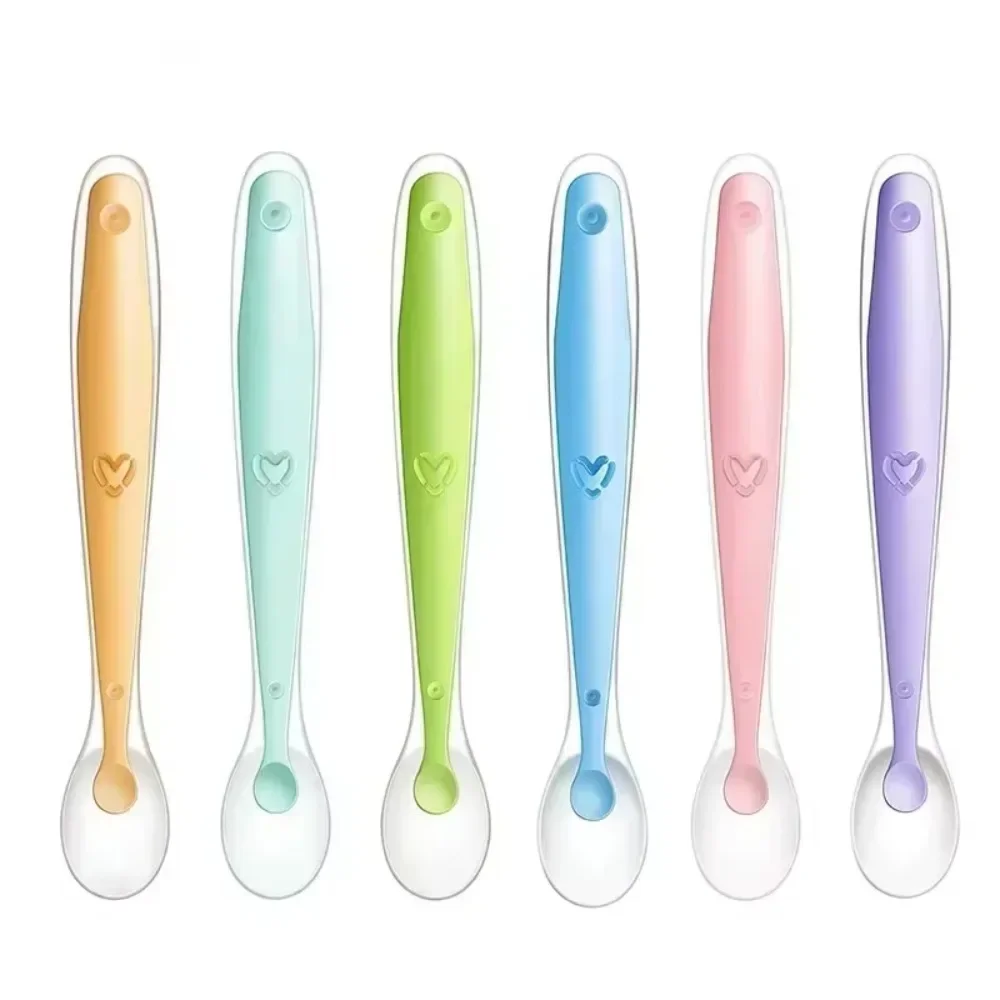 2/1pcs Silicone Spoon for Baby - Baby Food Lunch 评论和价格