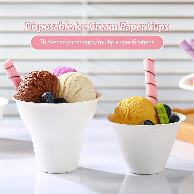 【YA】Paper Dessert Bowl 10Pcs I - Baby Food Yogurt 评论和价格