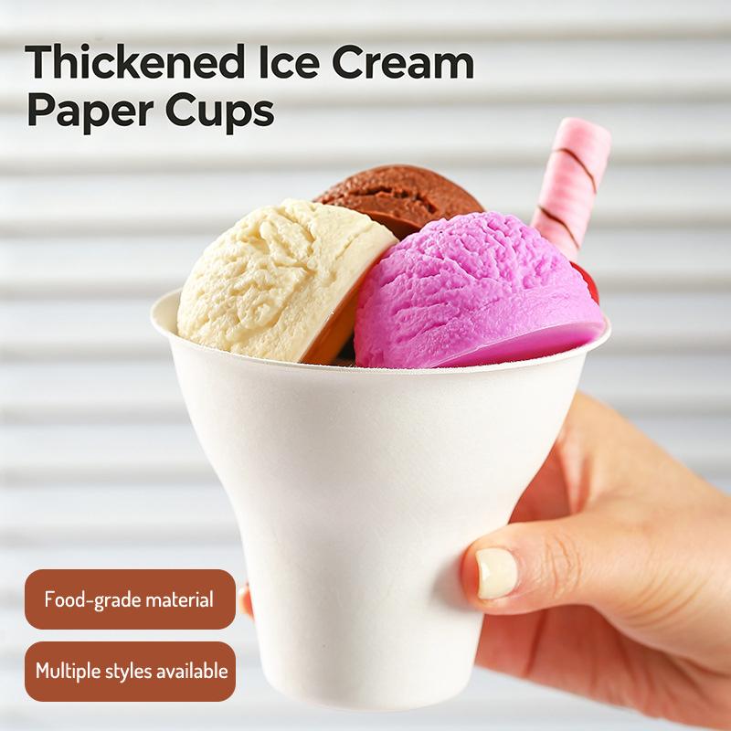 【YA】Paper Dessert Bowl 10Pcs I - Baby Food Yogurt 评论和价格