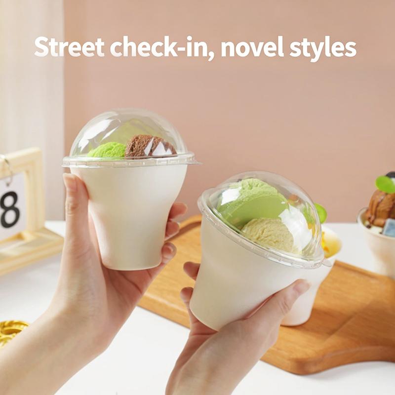 【YA】Paper Dessert Bowl 10Pcs I - Baby Food Yogurt 评论和价格