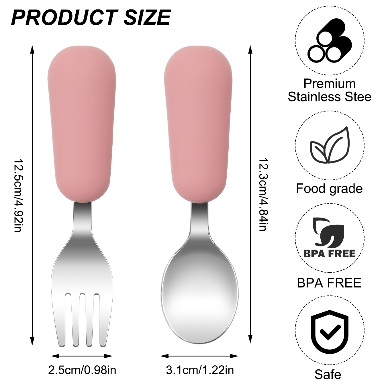 Color Kids 2PCS Stainless Stee - Baby Food Lunch 评论和价格
