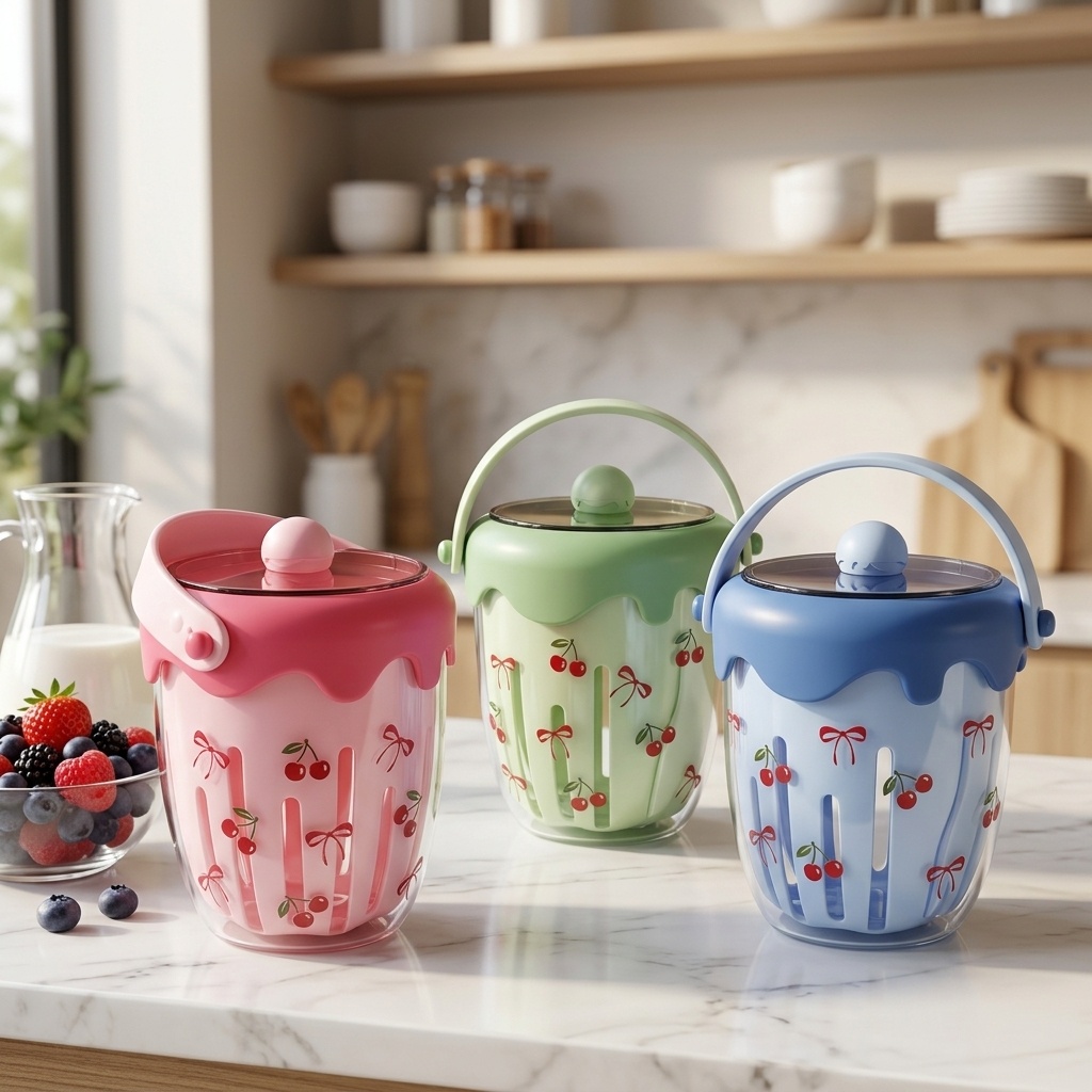 Portable Plastic Salad Oat Con - Baby Food Yogurt 评论和价格