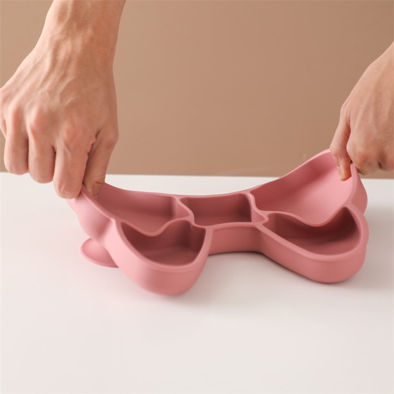 Baby Silicone Dining Plate Bow - Baby Food Table 评论和价格