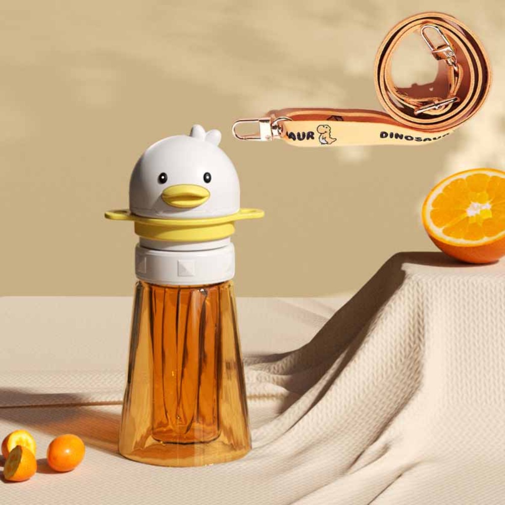 Cartoon Duck Baby Water Bottle - Baby Food Jars With Lids 评论和价格