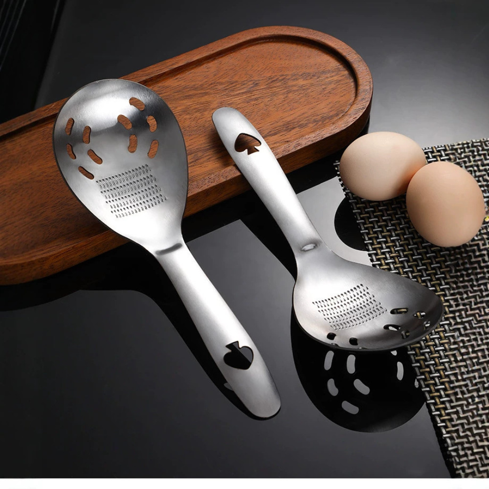 Stainless Steel Grinding Spoon - Baby Food Strainer 评论和价格