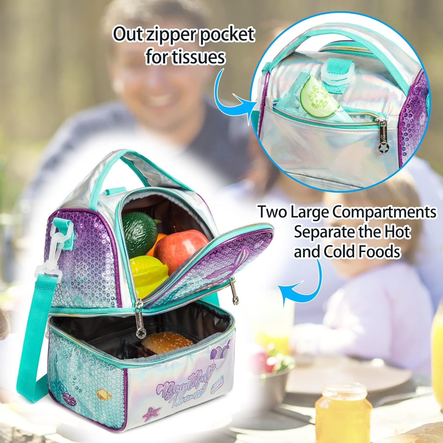 Lunch Bag for Kids Insulated B - Baby Food Lunch 评论和价格