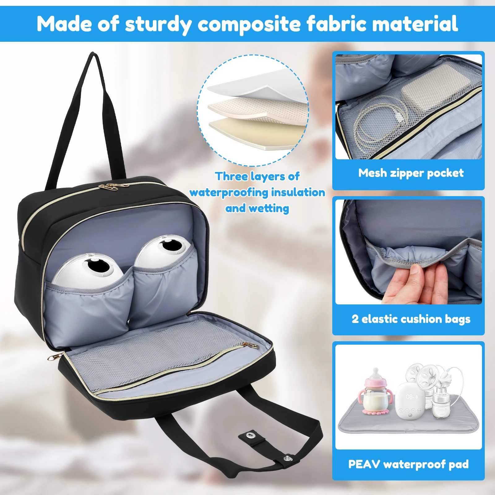 Breast Pump Storage Bag with I - Baby Food Stuff 评论和价格