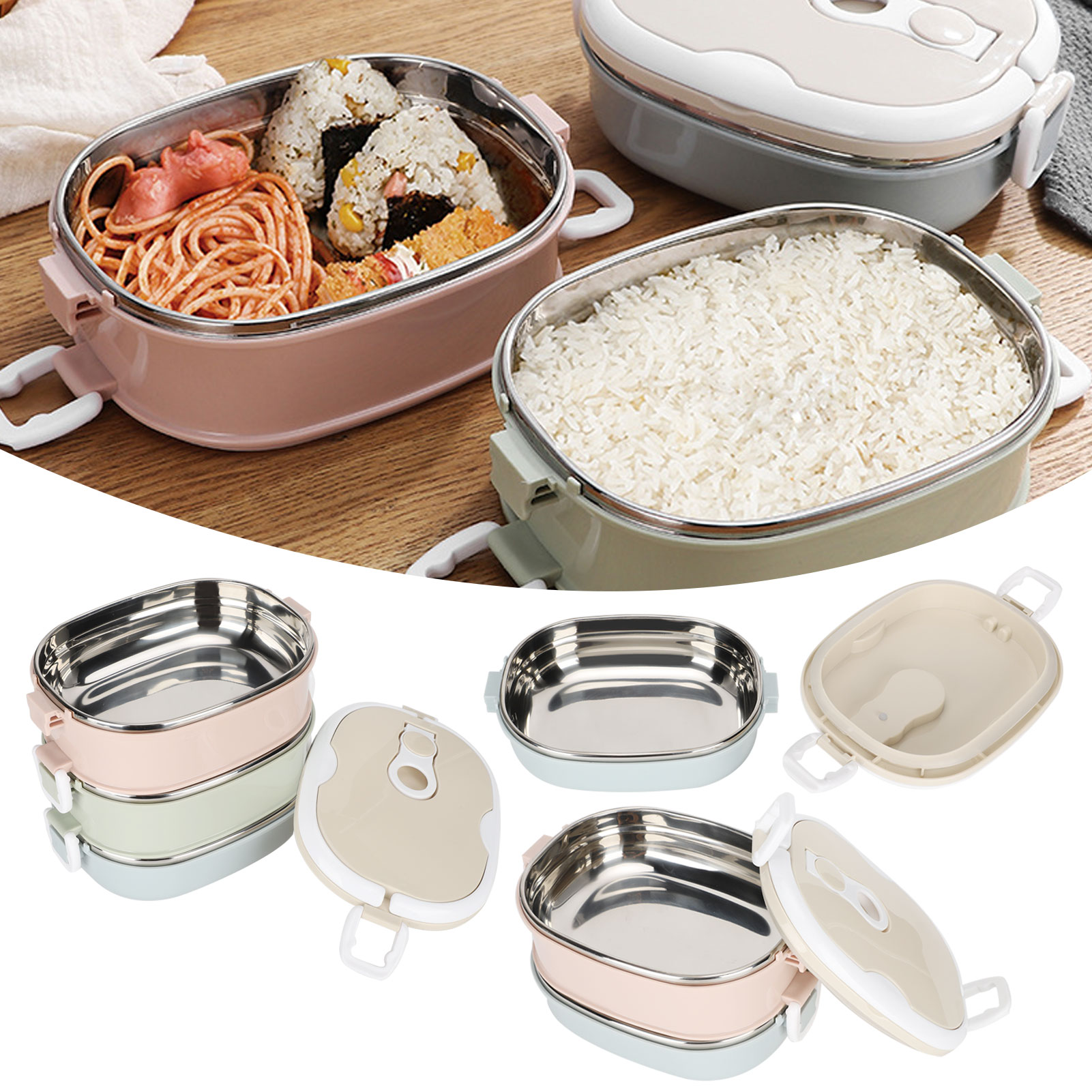 Lunch Box Lunch Box Portable S - Baby Food Container 评论和价格