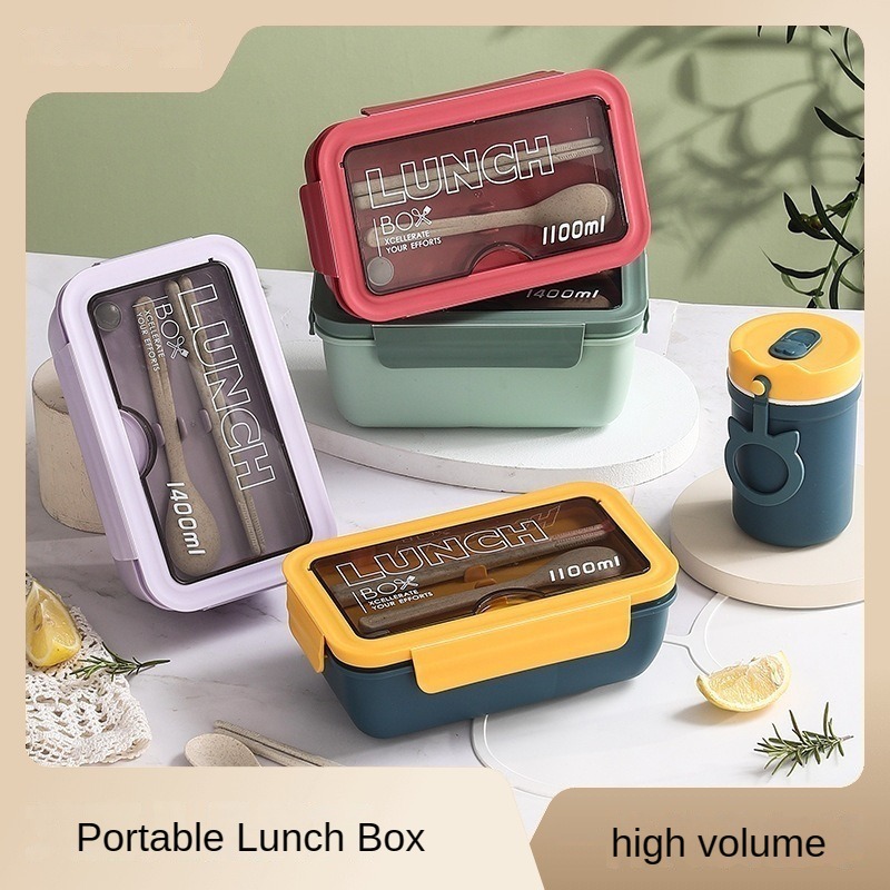 1100ML Microwave Lunch Box wit - Baby Food Lunch 评论和价格