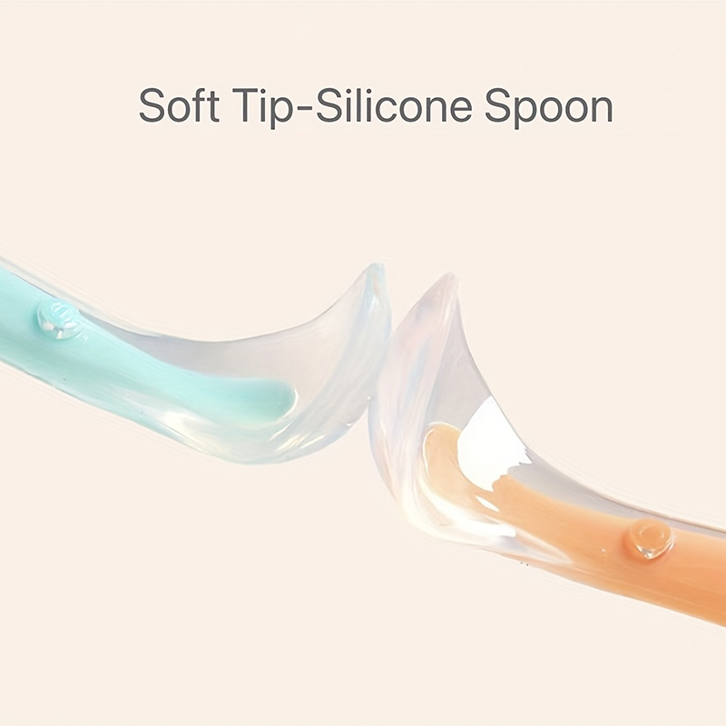 1/2pcs Soft Tip Baby Silicone  - Baby Food Lunch 评论和价格