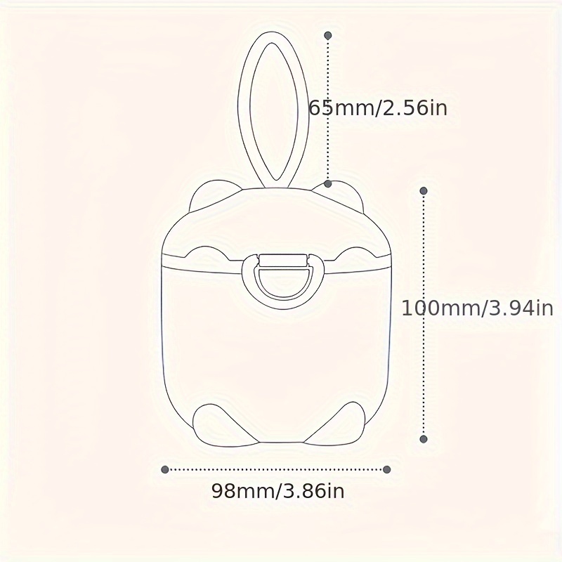 1pc Portable Four-Layer Milk P - Baby Food Dispenser 评论和价格