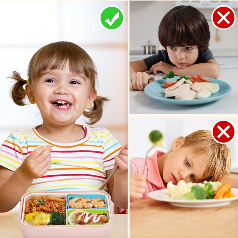 8PCS Silicone Lunch Box Divide - Baby Food Container 评论和价格