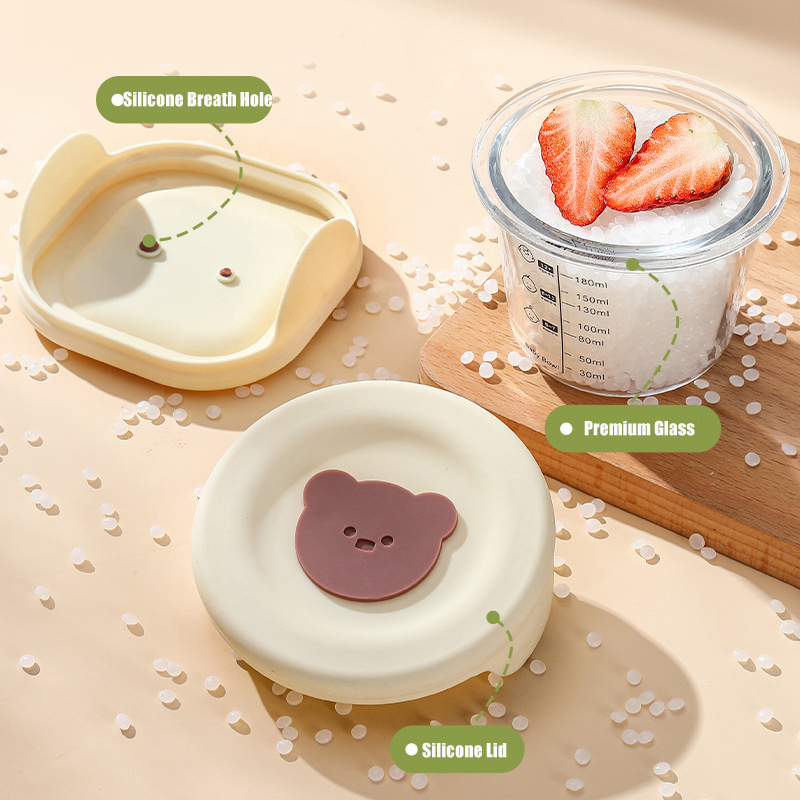 180ml Glass Baby Food Storage  - Baby Food Jars With Lids 评论和价格