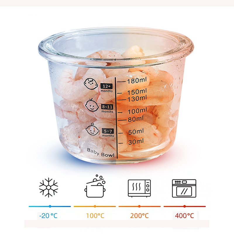 180ml Glass Baby Food Storage  - Baby Food Jars With Lids 评论和价格