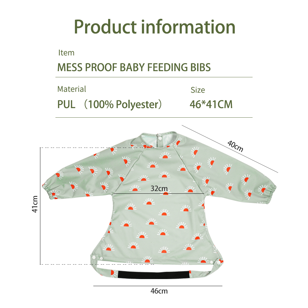 HappyFlute New One Piece Table - Bib Long Sleeve 评论和价格