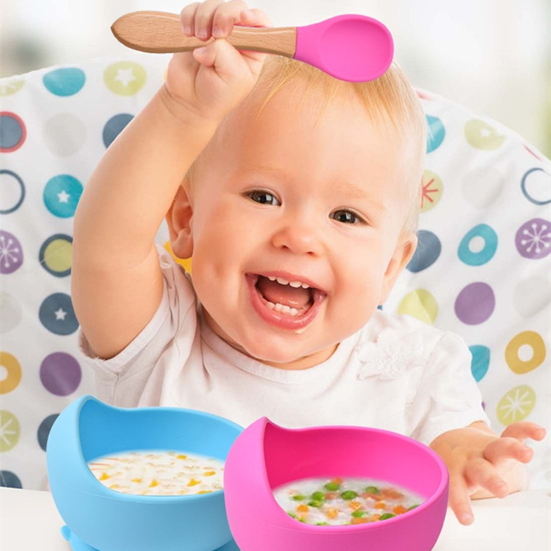 2Pcs/Set Baby Silicone Spoon F - Baby Food Lunch 评论和价格