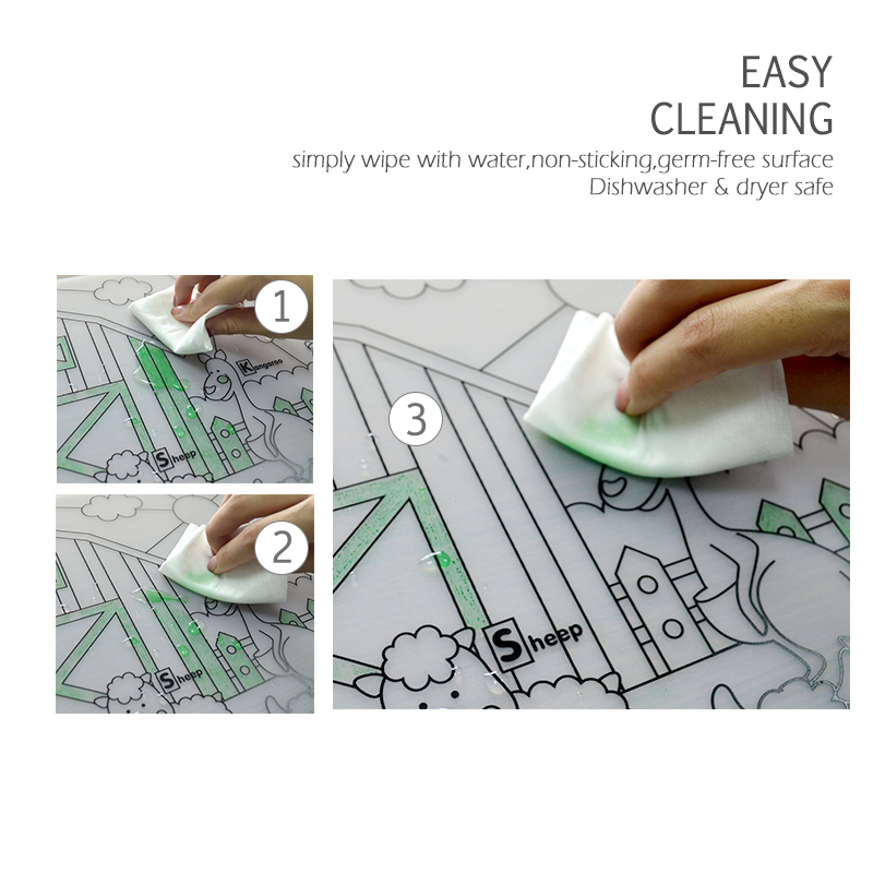 Silicone Baby Placemat 1pc Bab - Baby Food Table 评论和价格