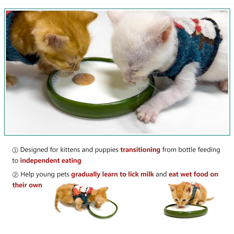 Cat Bowls Baby Cats Kittens Fo - Baby Food Kitten 评论和价格
