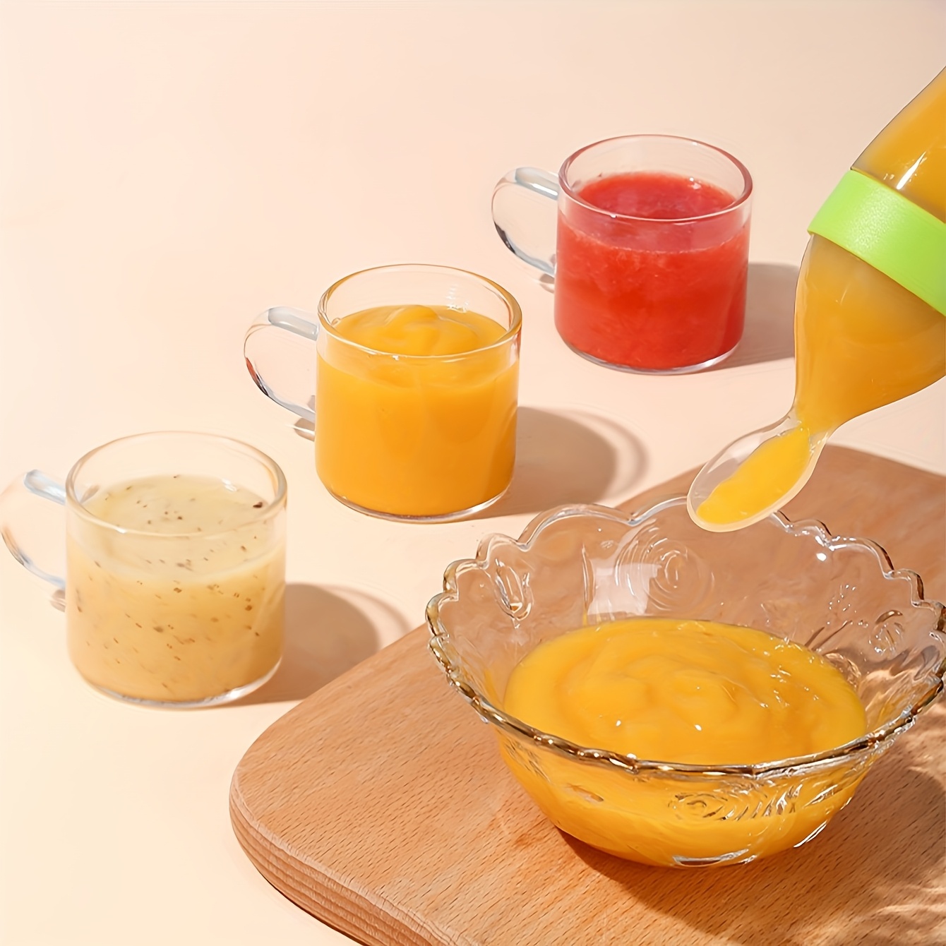 9pcs Feeding Cutlery:1 Silicon - Baby Food Lunch 评论和价格