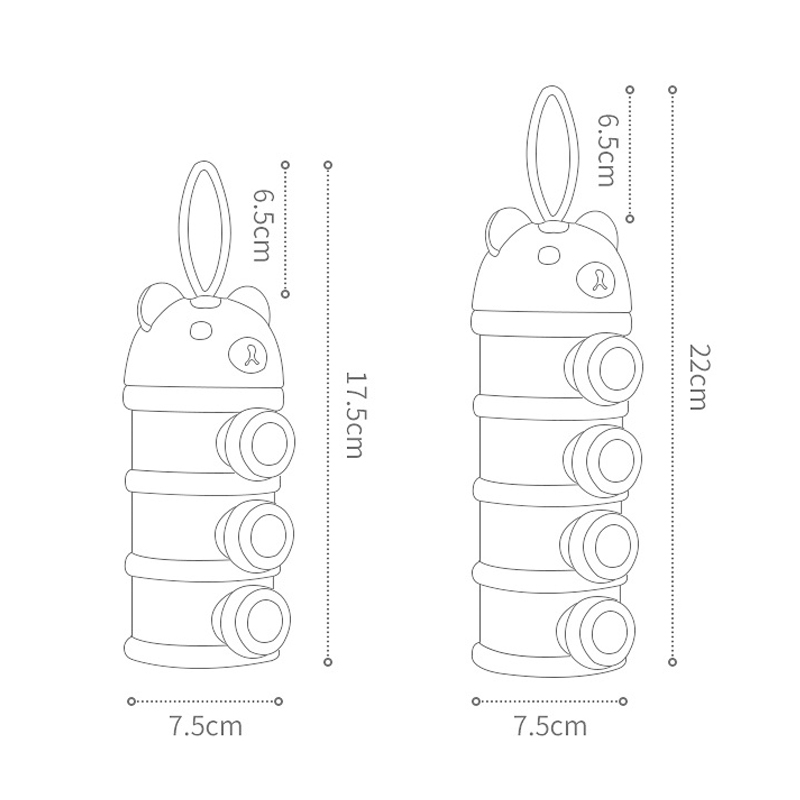 Storage Three/Four Tier Portab - Baby Food Dispenser 评论和价格