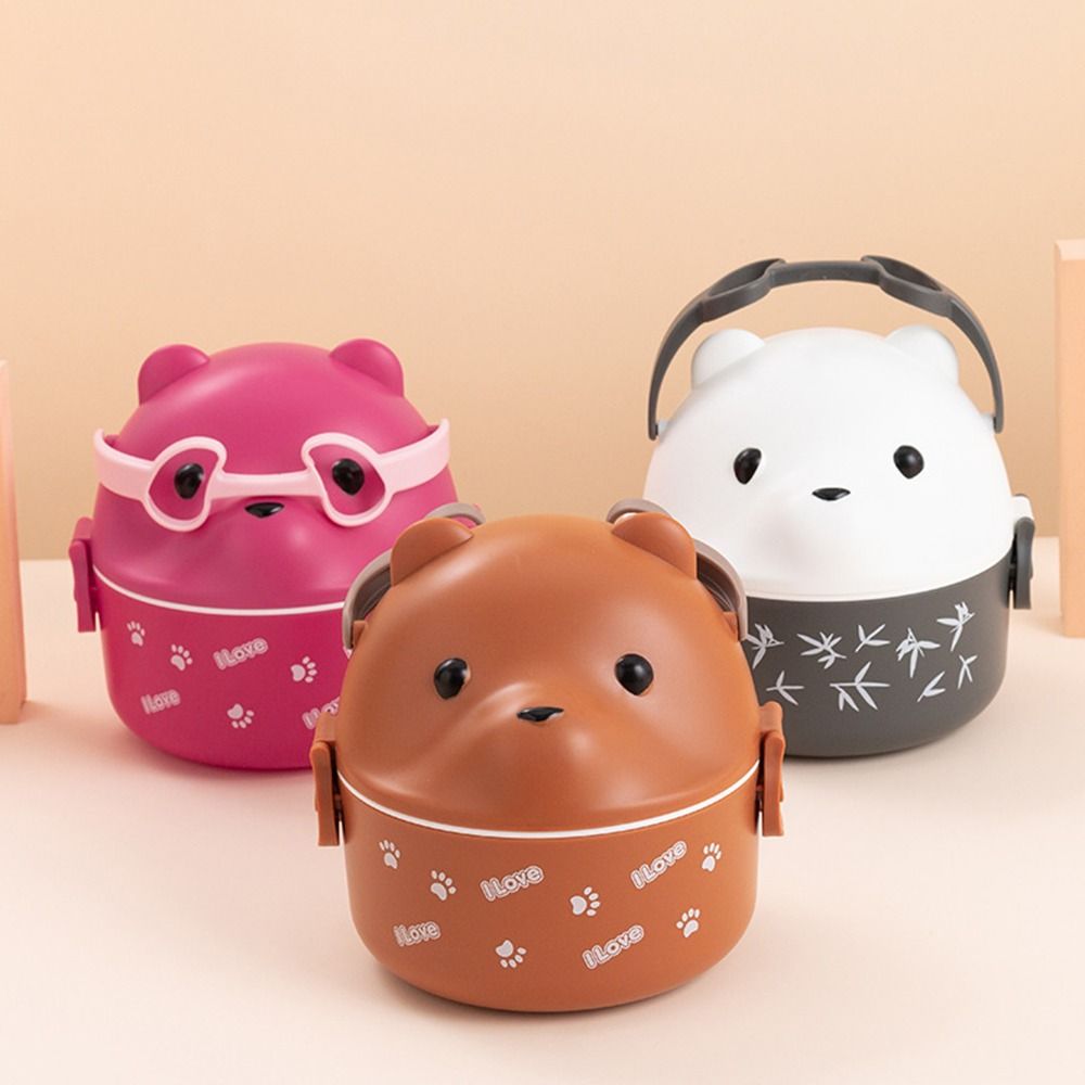 1Pcs New Eyeglass Bear Thermal - Baby Food Lunch 评论和价格