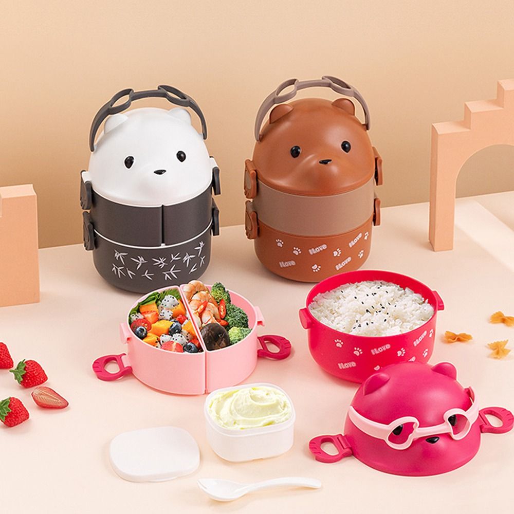 1Pcs New Eyeglass Bear Thermal - Baby Food Lunch 评论和价格