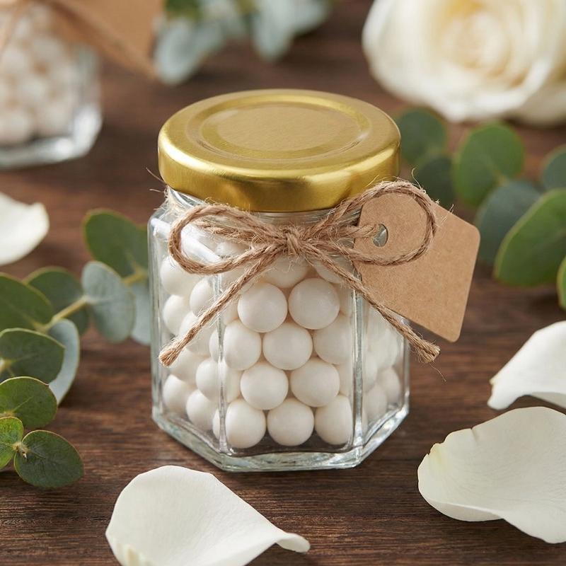 Hexagonal Mini  Jars with  Lid - Baby Food Jars With Lids 评论和价格