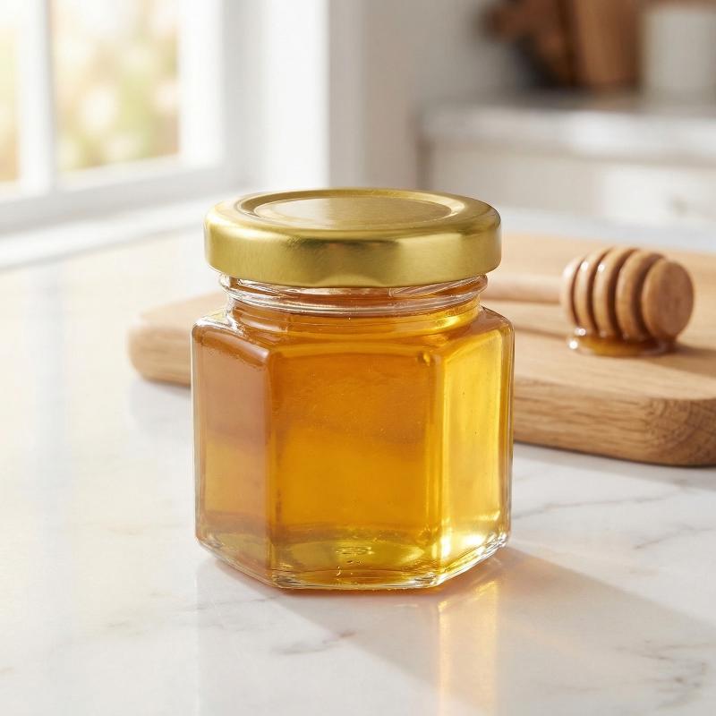 Hexagonal Mini  Jars with  Lid - Baby Food Jars With Lids 评论和价格