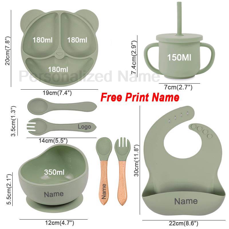 Feeding Set Silicone For Baby  - Baby Food Table 评论和价格