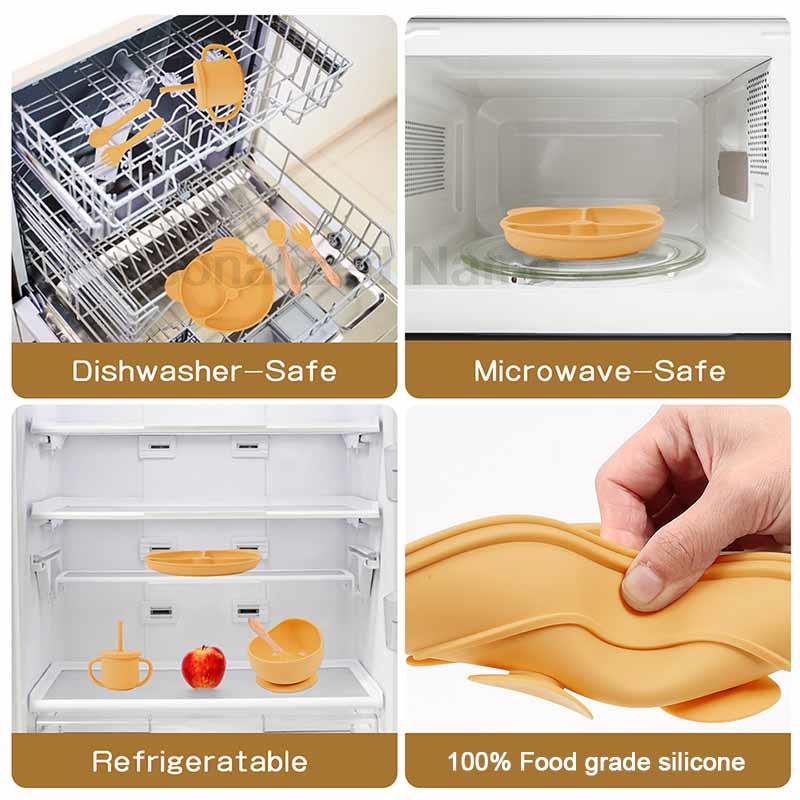 Feeding Set Silicone For Baby  - Baby Food Table 评论和价格